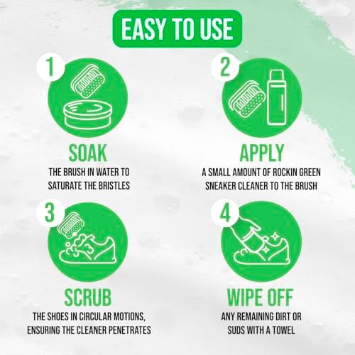Rockin' Green Shoe Cleaner Kit Deep Clean 1 Pack - Image 4