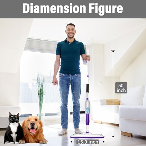 Microfiber Hardwood Floor Spray Mop - Image 4