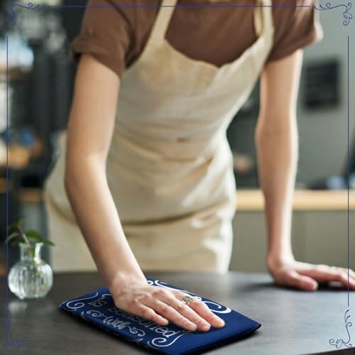 Bencailor 6 Pcs Blue White Kitchen Towels Decorative Sets Dish Towels Absorbent - Image 6