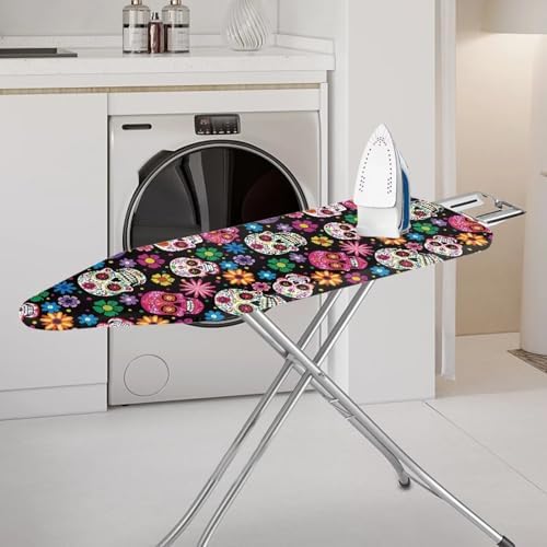Skull Flower Ironing Board Cover Standard Ironing Board Cover - Image 2