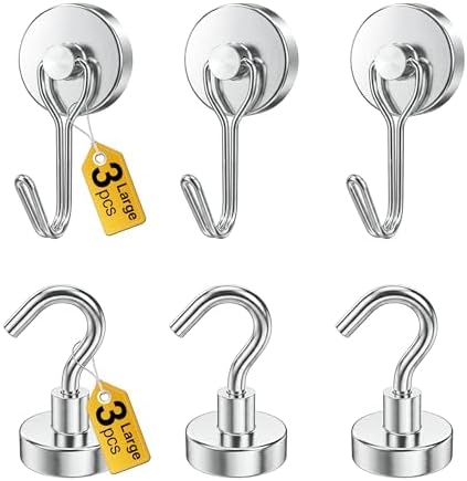 Magnetic Hooks, 2026 Cruise Cabin Ship Essentials Heavy Duty Strong Magnets by Tiergrade