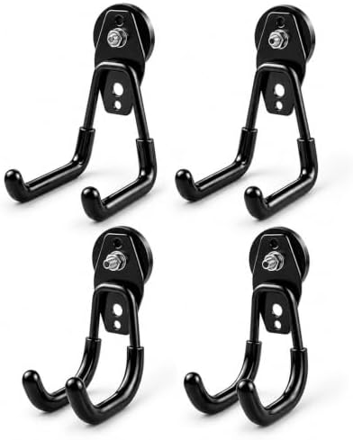 4 Pack Magnetic Hooks, Strong Magnetic Hooks Heavy Duty by Unknown