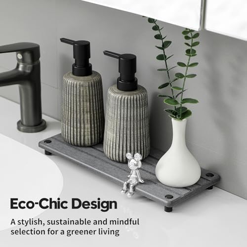Razborci Instant Dry Sink Caddy Kitchen Sink Organizer, Quick Drying Stone Tray - Image 5
