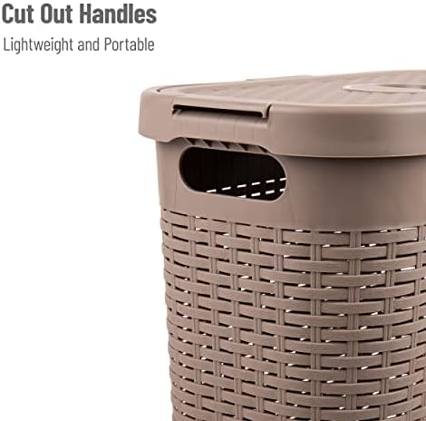 Mind Reader Slim Laundry Hamper - Image 4