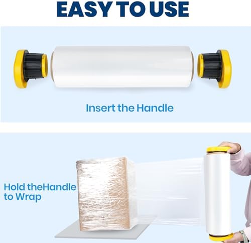 ADHES Heavy Duty Shrink Wrap Roll, Stretch Wrap Stretch Film - Image 4