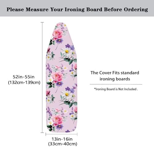 Daisy Flower Ironing Board Cover Standard Ironing Board Protector Washable - Image 5