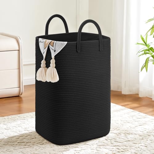 Artfeel Laundry Basket, Woven Cotton Rope Laundry Hamper, 100L Versatile Storage by Artfeel