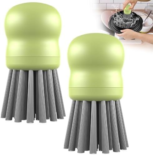 Mini Dish Brush for Cleaning Chicken Shredder, Long Bristles by SURETIVIAN