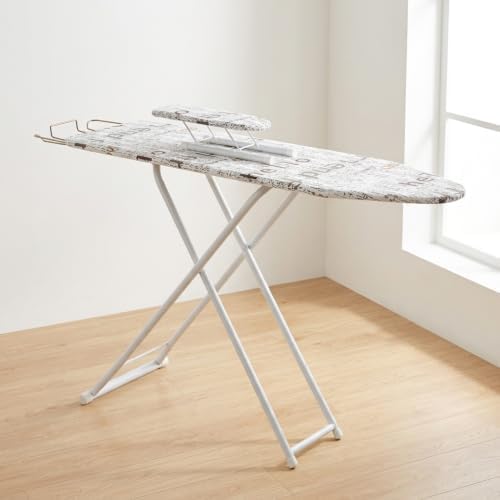 Foldable Ironing Board 43" x 13", Height Adjustable Iron Board by Unknown