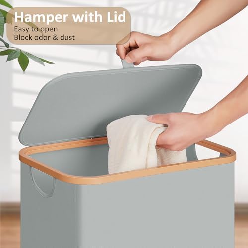 Vincona Slim Laundry Basket - Image 2