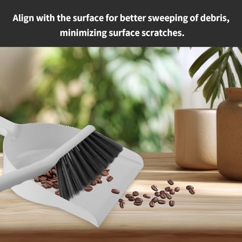 Mini Broom and Dustpan Set, Small Dust Pan and Brush Set - Image 7