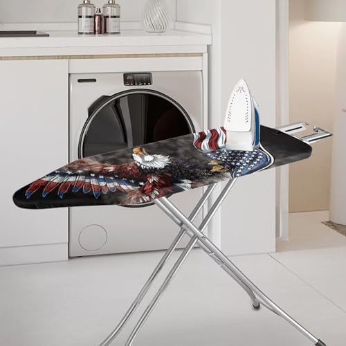GLENLCWE American Flag Bold Eagle Ironing Board Cover, Patriotic Thick Ironing - Image 2