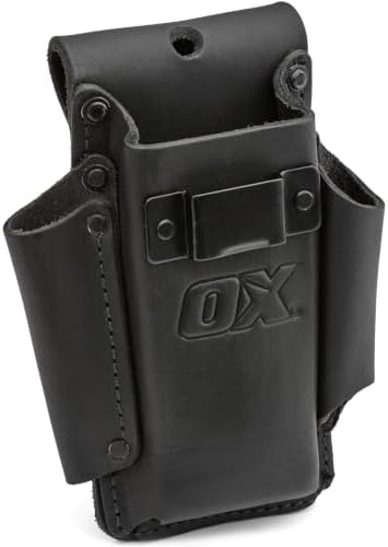 OX Tools Ultimate Leather & Nylon Compact Tape Measure Knife Pencil Holder by OXTools