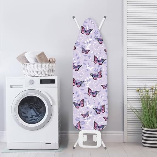 Flashideas Butterfly Print Ironing Board Cover and Pad Standard Size Ironing - Image 4