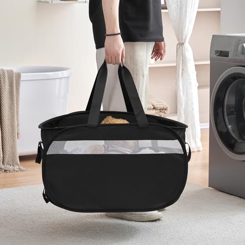 Collapsible Tear Proof Laundry Baskets - Image 4