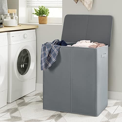 WOWLIVE 154L Double Laundry Hamper 2 Section - Image 3