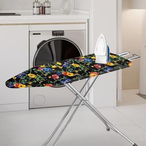 Floral Ironing Board Cover and Pad, Smooth Iron Board Cover, Stain Resistant - Image 2