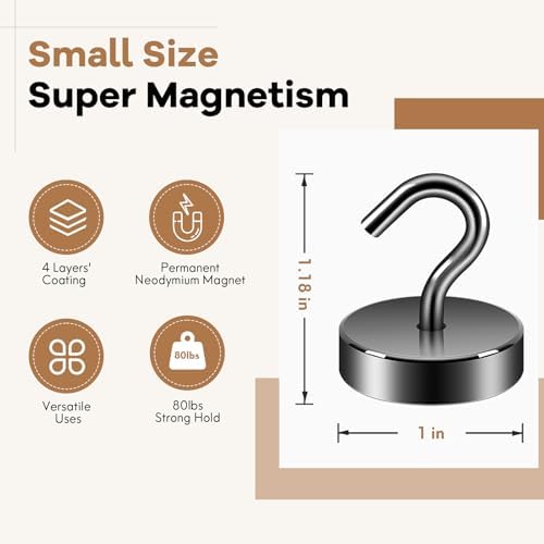 Neosmuk Magnetic Hooks Steel Tube Design - Image 5