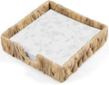 Napkin Holder for Table, Woven Water Hyacinth Napkin Holders For Paper Napkins by Unknown