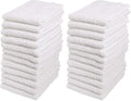 Dish Cloths, 100% Cotton Kitchen Towels, 24 Pack by Living+Fashions