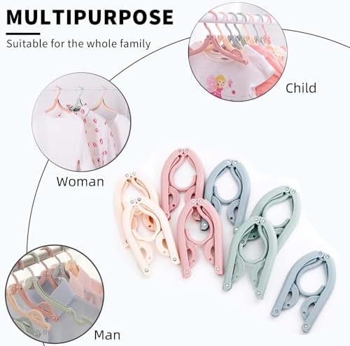 20 Pcs Foldable Travel Hangers - Image 3