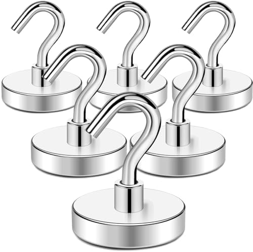 TRYMAG Magnetic Hooks for Cruise Cabins, 6 Pack by TRYMAGMagnets