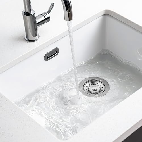 Pacific Bay Sink Strainer, Stainless Steel, 3.5 Inch Drain - Image 3
