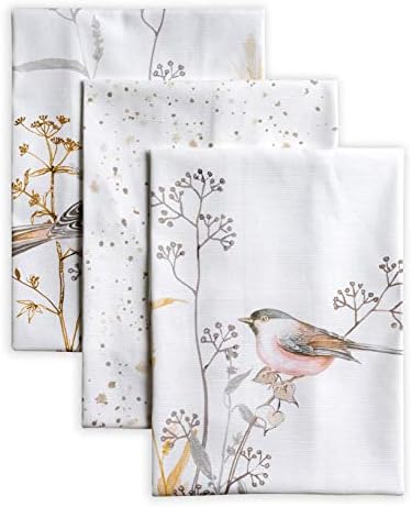 Maison d' Hermine Kitchen Towels Set of 3 Reusable 100% Cotton 27.50" x 20" by MaisondHermine