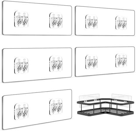 YASONIC 5-Pack Shower Caddy Adhesive Replacement by YASONIC