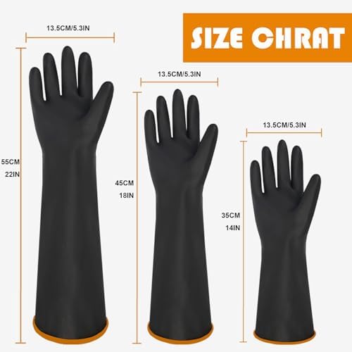 Chemical Resistant Latex Gloves - Image 2