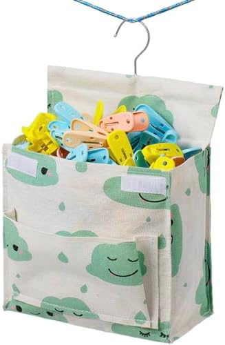 Laundry Clothespin Bag for Clothesline Outdoor, Waterproof Clothespin Bag - Image 3