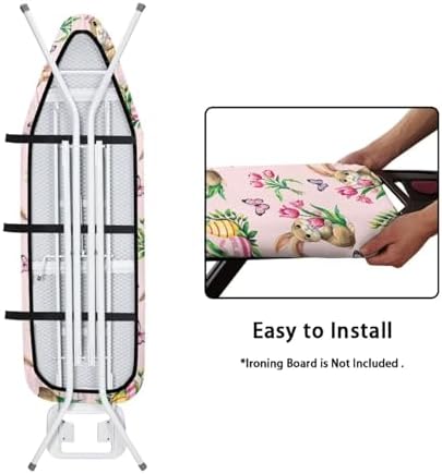 Cute Bunny Ironing Board Cover Butterfly Ironing Board Pad Protective Cover - Image 4