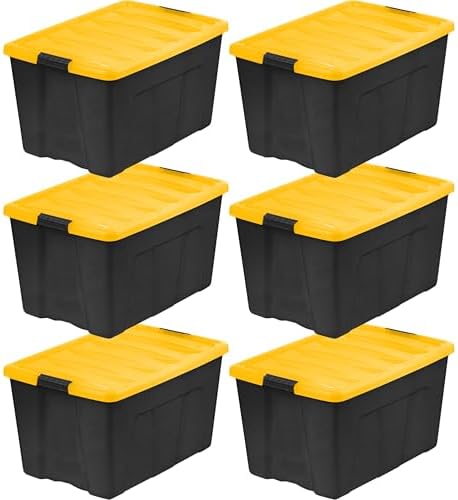 IRIS USA 6-Pack 72 Quart Storage Bins by IRISUSA