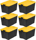 IRIS USA 6-Pack 72 Quart Storage Bins by IRISUSA