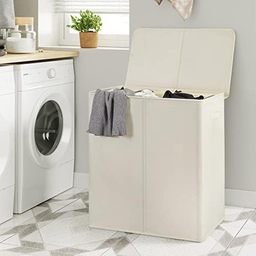 WOWLIVE 154L Double Laundry Hamper 2 Section - Image 3