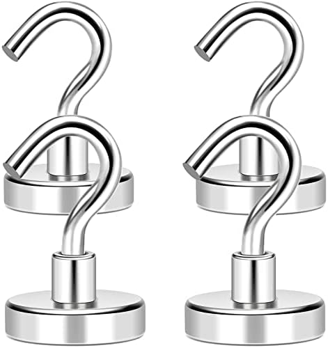MIKEDE Magnetic Hooks 50Lbs+ Heavy Duty Magnet Hook by MIKEDE