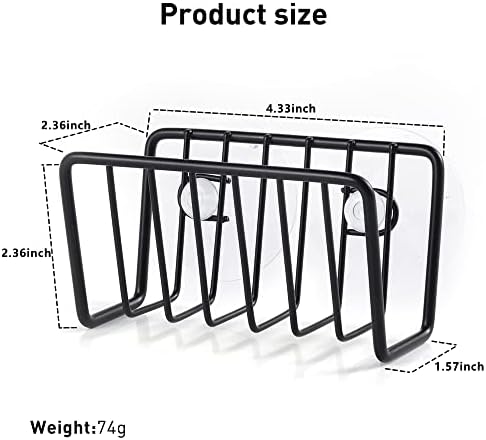 Sponge Holder for Kitchen Sink;Suction Cup Sponge Rack Kitchen Sink;Quick - Image 2