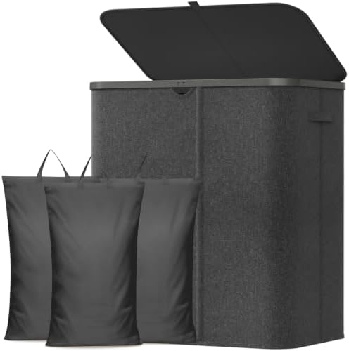 Lifewit 165L 3 Section Laundry Hamper by Lifewit