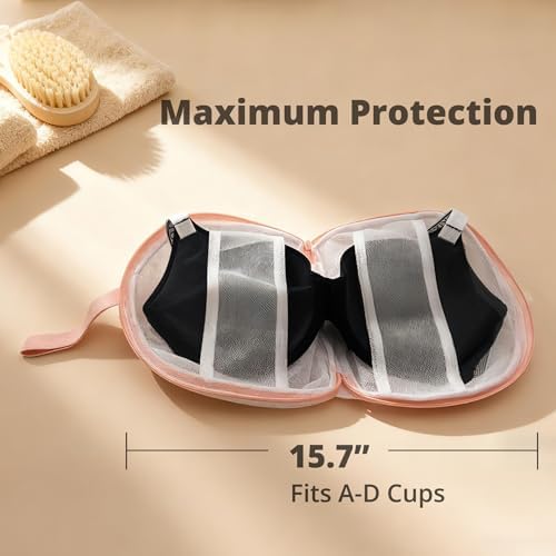 3Pcs Bra Wash Bag with Plastic Frame Support, Protective Lingerie Laundry Bags - Image 2