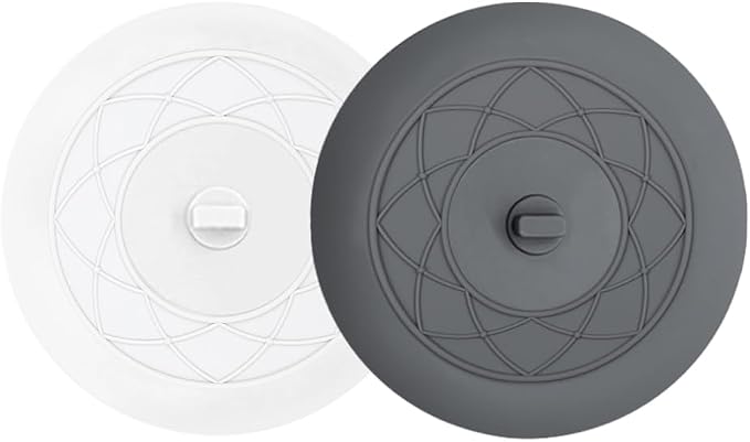 Tub Stopper 2PCS, Bathtub Drain Stopper, 6 inches Bathtub Tub Drain Cover by Unknown