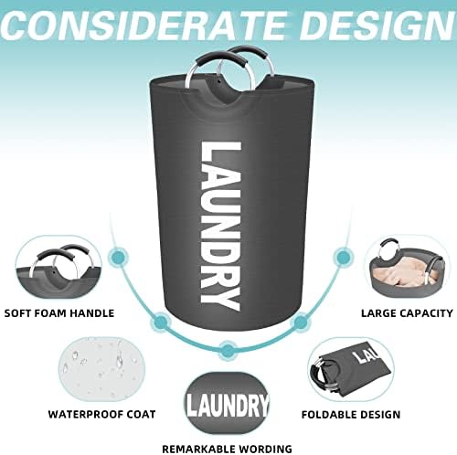 115L Large Laundry Basket, Dirty Clothes Waterproof Laundry Hamper - Image 3