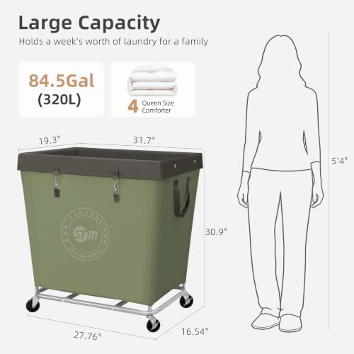STORAGE MANIAC Commercial Laundry Hamper - Image 3