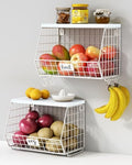 Goozii Wall Mount Bathroom Storage Basket, Fruit Produce and Vegetable Baskets by Goozii