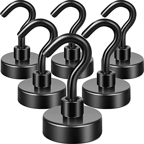 Neosmuk Magnetic Hooks for Cruise Cabins, 40lb Heavy Duty, 6 Pack by Neosmuk