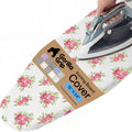 GORILLA GRIP Padded Ironing Board Cover, 15x54 Pink Floral by Unknown