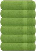 GLAMBURG Ultra Soft 6-Piece Hand Towel Set 16x28-100% Ringspun Cotton by GLAMBURG