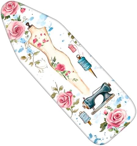 Nuxovilar Sewing Mannequin Floral Ironing Board Cover 15x54 Polyester by Nuxovilar
