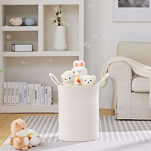 VIPOSCO 58L Tall Woven Laundry Basket Hamper - Image 2