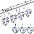 Shower Curtain Hooks Rings for Bathroom by Yapicoco