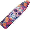 Skull Flower Steam Ironing Board Cover Standard Size 15" X 54", Watercolor by Daulesho